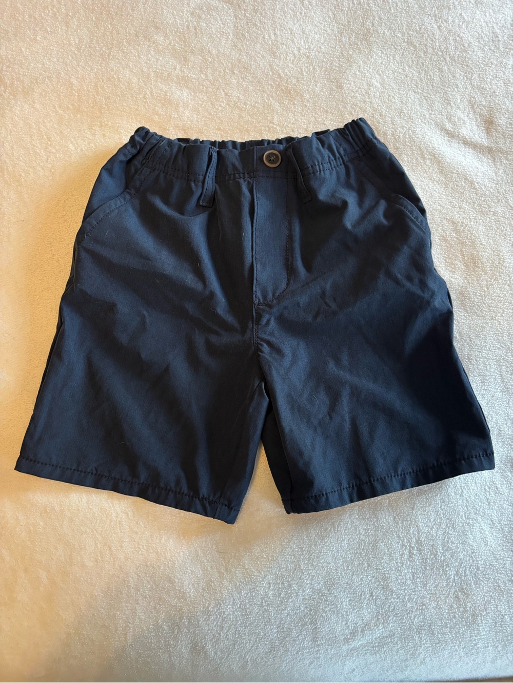 OshKosh B'gosh Dark Navy Elastic-Waist Shorts